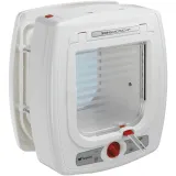 Kattenluik Swing Microchip Wit