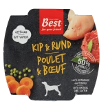 Best for your Friend Hond gestoomde maaltijd kip/rund, 100 gram