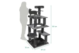 Krabpaal Gizmo 157 cm antraciet