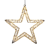 Kerstverlichting Ster 3D 56x5cm 1200 LED klassiek