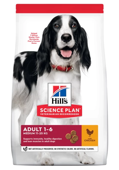 Hills Hond 12 Kg Adult Medium Kip