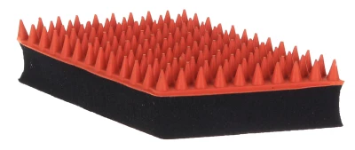 Massageborstel Oranje/Zwart 15 cm