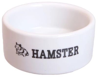 Voerbak Hamster Steen Wit 6 Cm