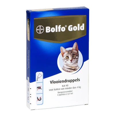 Bolfo Gold Kat Anti Vlooienmiddel 0-4Kg