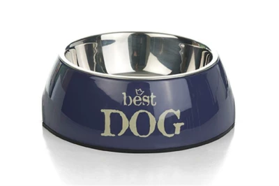 Melamine Voerbak Best Dog Blauw 22 cm