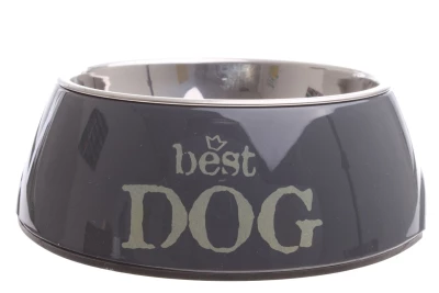 Melamine Voerbak Best Dog Grijs 14 cm