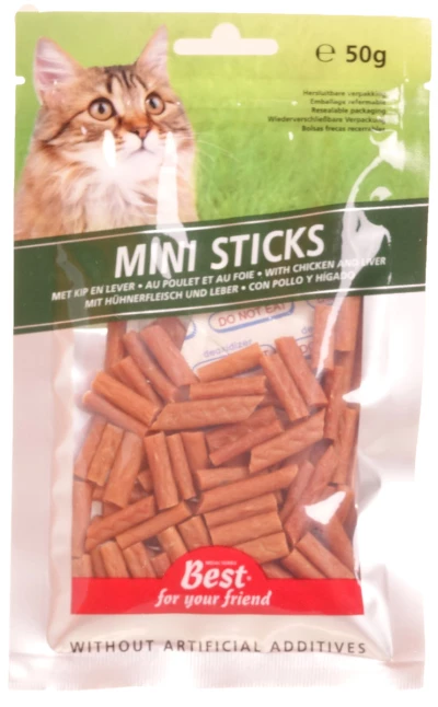 Bfyf Cat Chicken Mini Sticks Liver 50 Gr