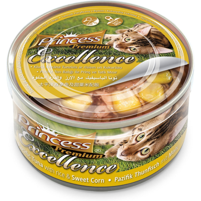 Princess Kat 70 Gr Excellence Pacific Tonijn Met Mais