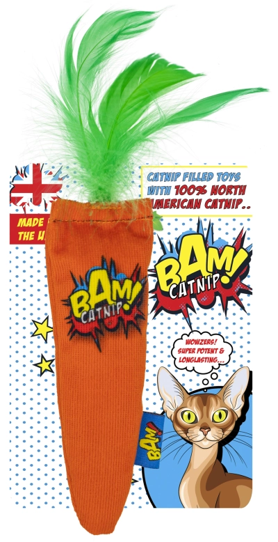 Speelgoed kat 9 cm bam wortel