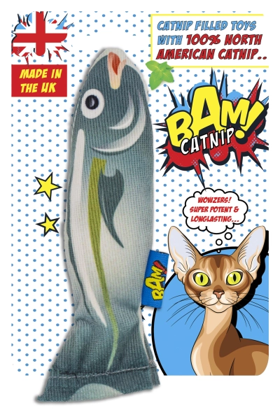 Speelgoed kat 9 cm bam vis