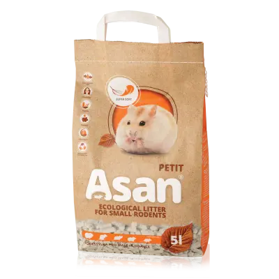 Asan knaag 5 ltr bodembedekking petit