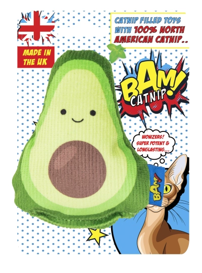 Speelgoed kat 9 cm bam avocado