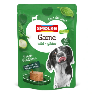 Smolke hond 300 gr green goodness wild