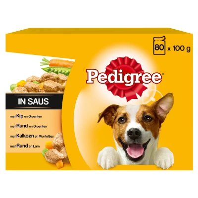 Pedigree Hond Adult Saus 80 Pack