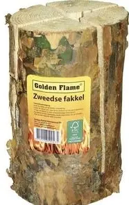 Golden Flame Zweedse Fakkel 19-25cm