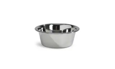 Voerbak hond 21,5 cm rvs 2 ltr