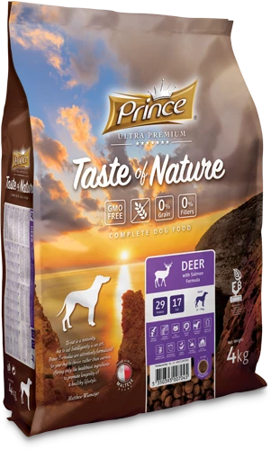 Prince Hond 4 Kg Taste Nature Hert