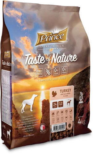 Prince Hond 4 Kg Taste Nature Kalkoen