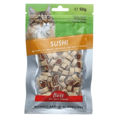 Best for your Friend Sushi eend voor katten 50 gram
