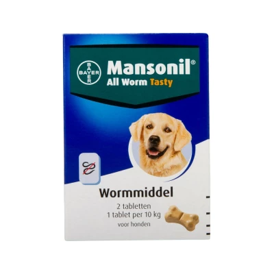 Mansonil All Worm Dog 2 Tabletten