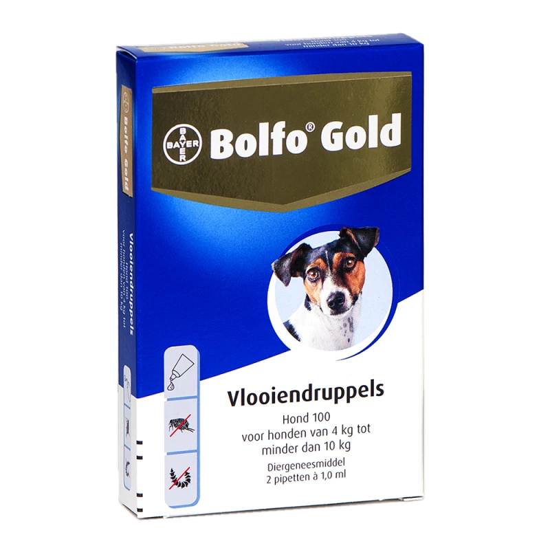 Bolfo Hond 2 Pipet Gold 100 < 10kg