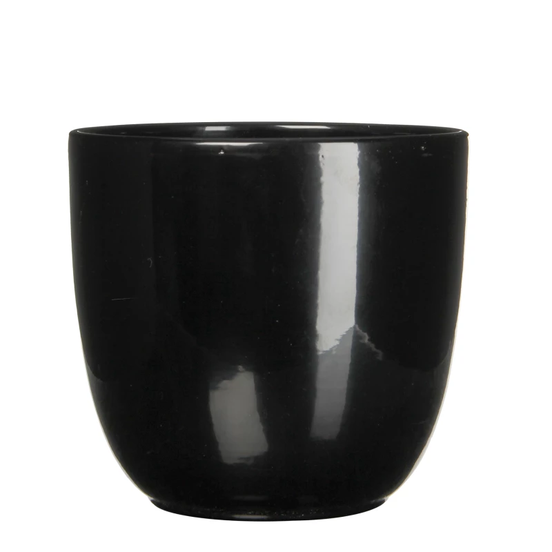 Pot Tusca Zwart Es/17 H18.5d19.5  Cm