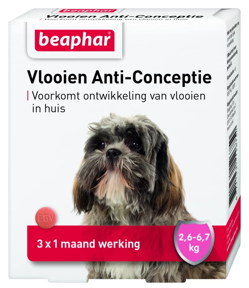 Beaphar Hond 3 Tablet Vac < 6,7kg
