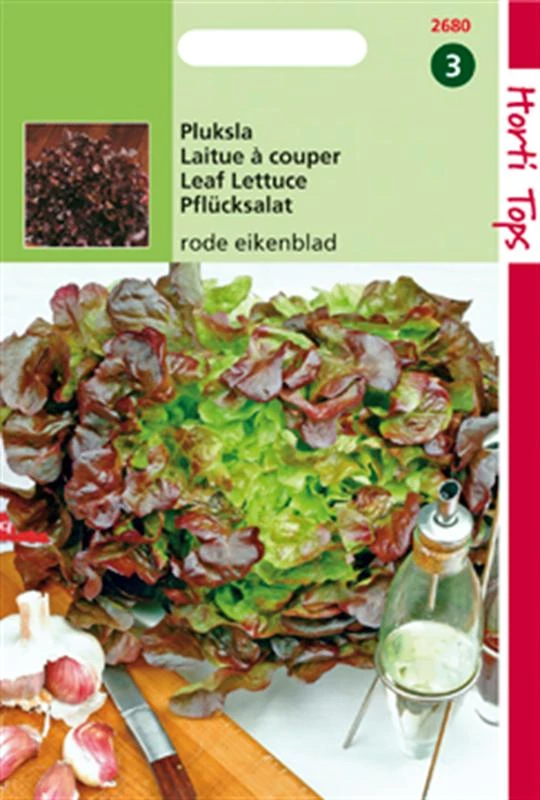 Red Salad Bowl Rode Eikebladsla