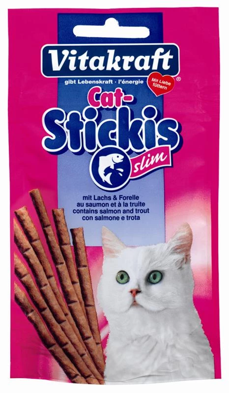 Vitakraft Cat Sticki Slim Zalm/Fore