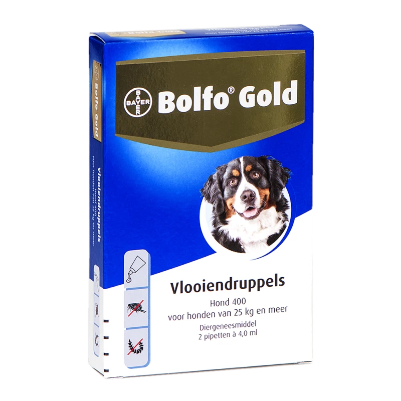 Bolfo Hond 2 Pipet Gold 400 < 40kg
