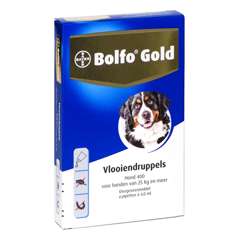 Bolfo Hond 4 Pipet Gold 400 < 40kg