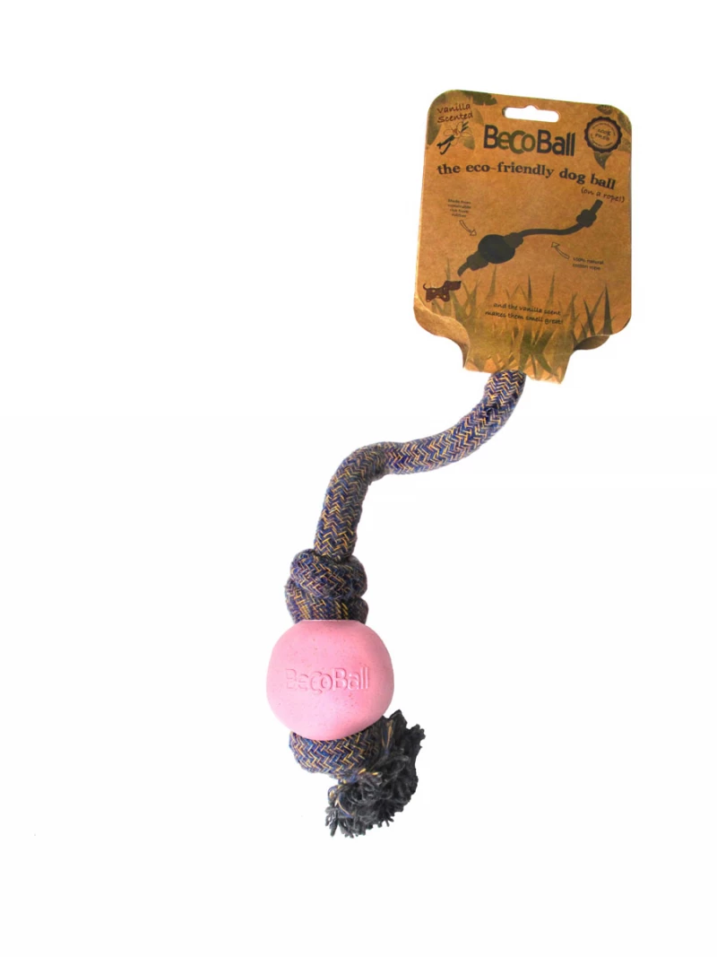 Beco Ball Rope Small Pink