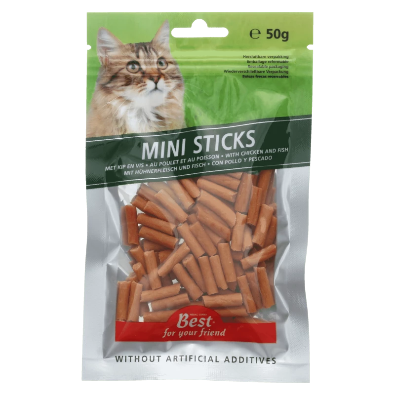 Bfyf Cat Chicken Mini Sticks Fish 50 Gr