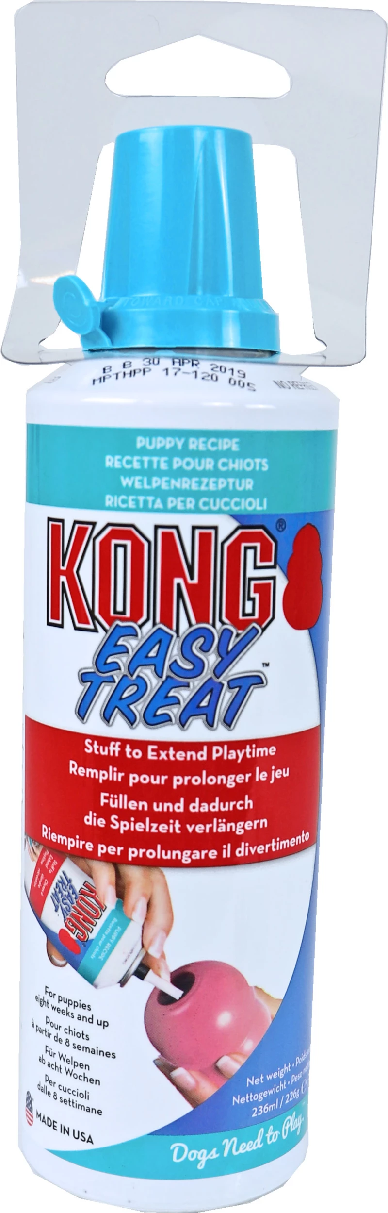 KONG hond Easy Treat spuitbus Puppy Treat 