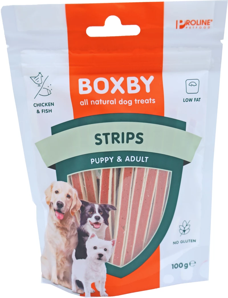 Proline Boxby Dog Strips 100 gram