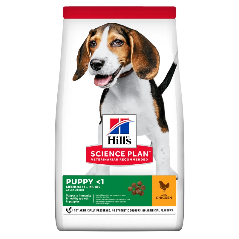 Hills Hondenvoer Puppy Medium Kip 12 kg