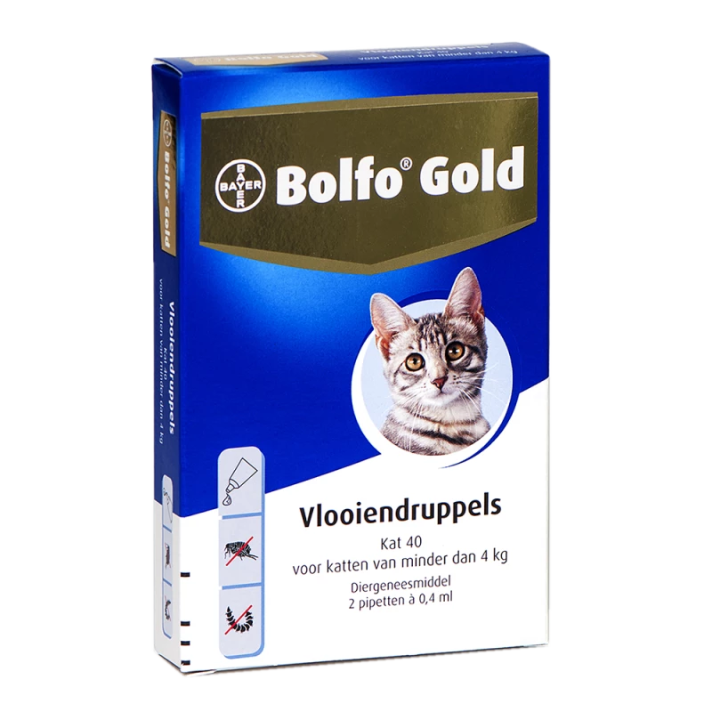 Bolfo Kat 2 Pipet Gold 40 < 4kg