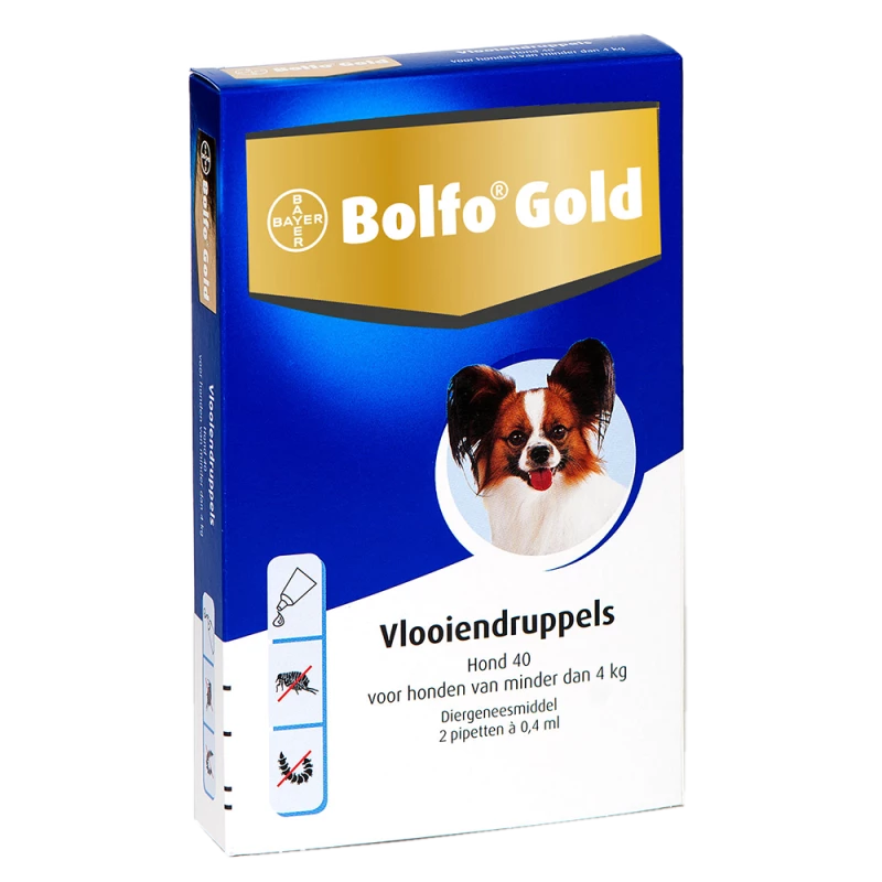 Bolfo Hond 2 Pipet Gold 40 < 4kg