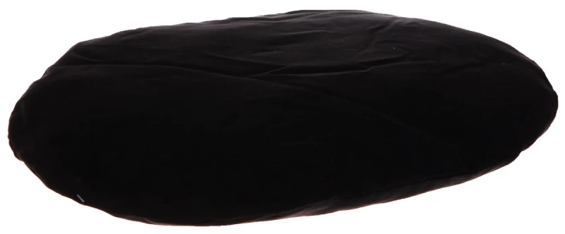 Ligkussen Zwart Katoen 55 cm