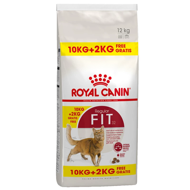 Royal Canin 10+2 Kg Gratis Fit 32