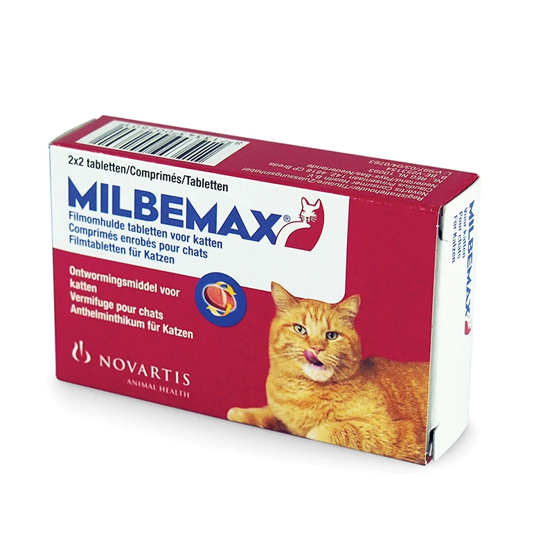 Milbemax Wormentablet Grote Katten 4 Tabletten