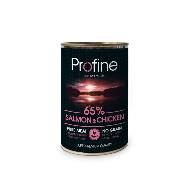 Profine Blik 65% Salmon & Chicken 400g
