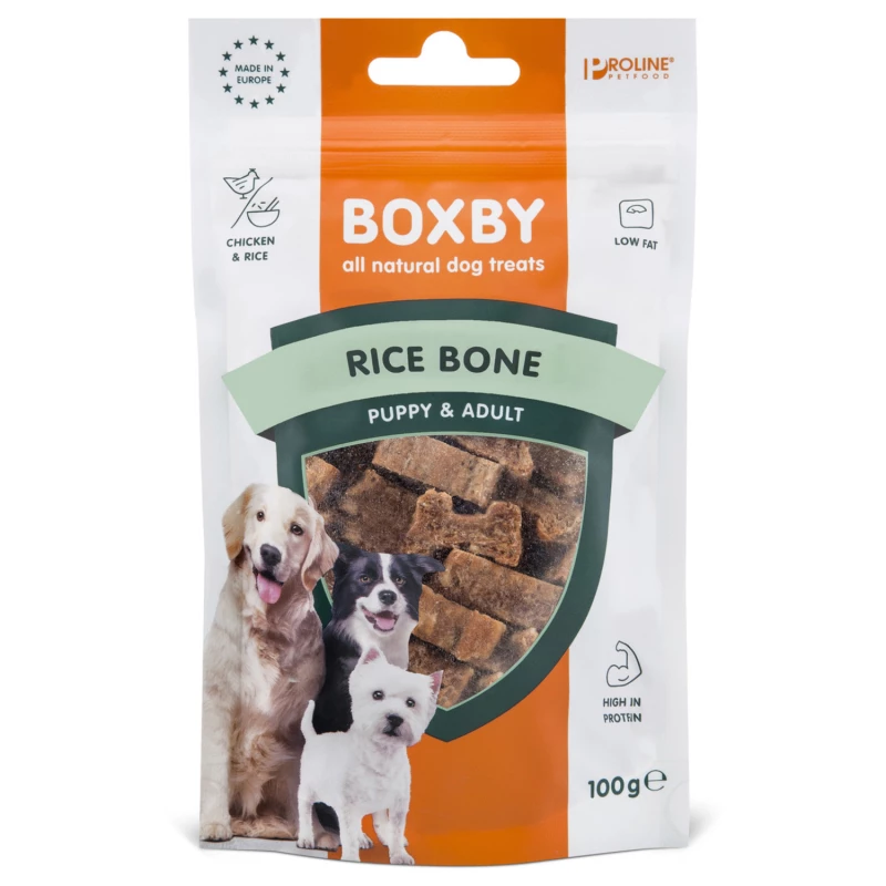 Proline Boxby Dogs Rice Bone 100 gram