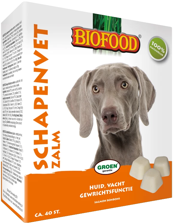 Biofood Schapenvet Zalm 40 Stuks 