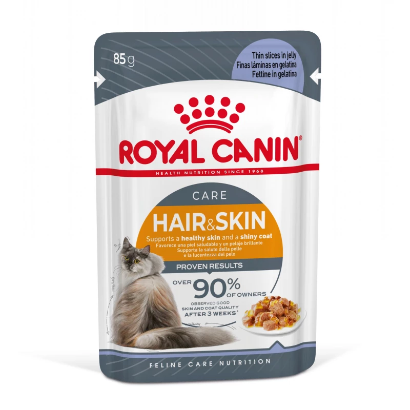Royal Canin FCN Hair & Skin In Jelly 12x85gram 
