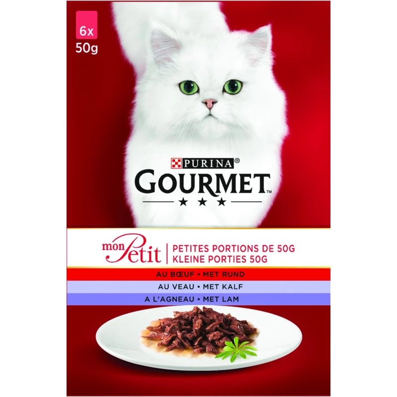 Gourmet Mon Petit Vlees 6x50 gr