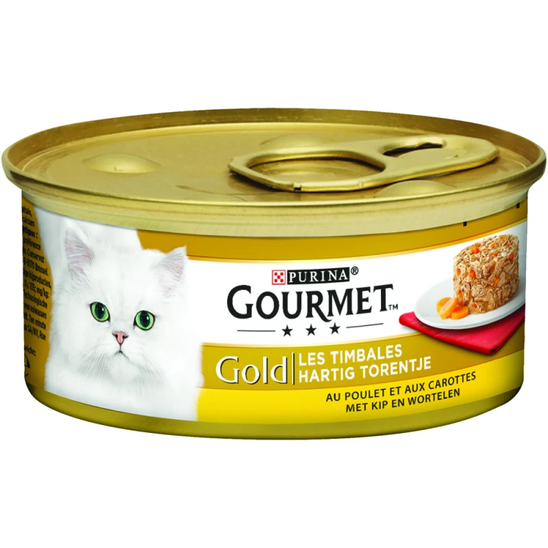 Gourmet Kat 85 Gr Gold Torentje Kip