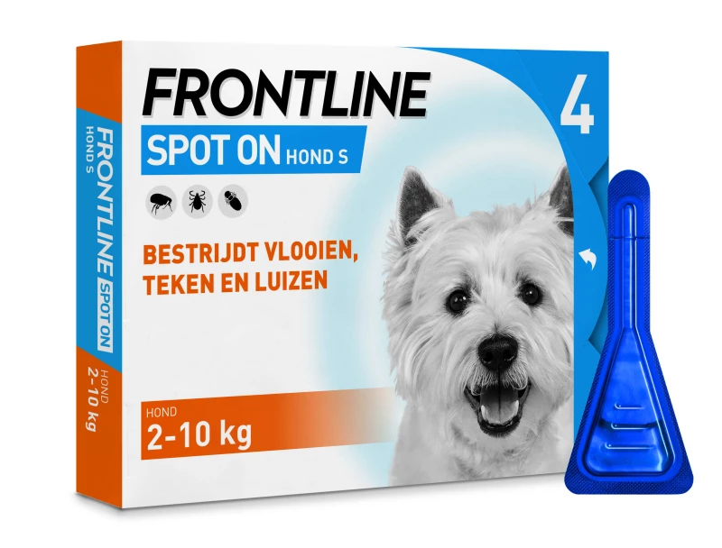Frontline Spot On voor Honden 2-10Kg