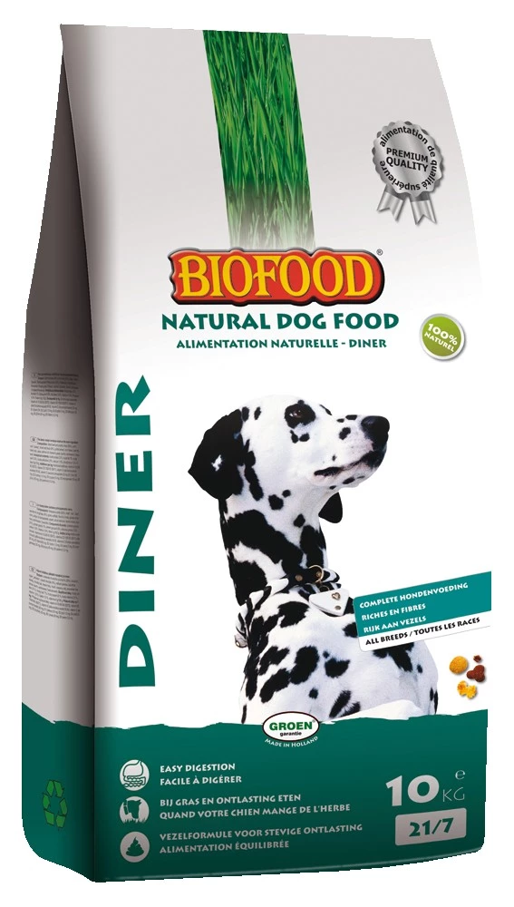 Biofood Hond 10 Kg Diner