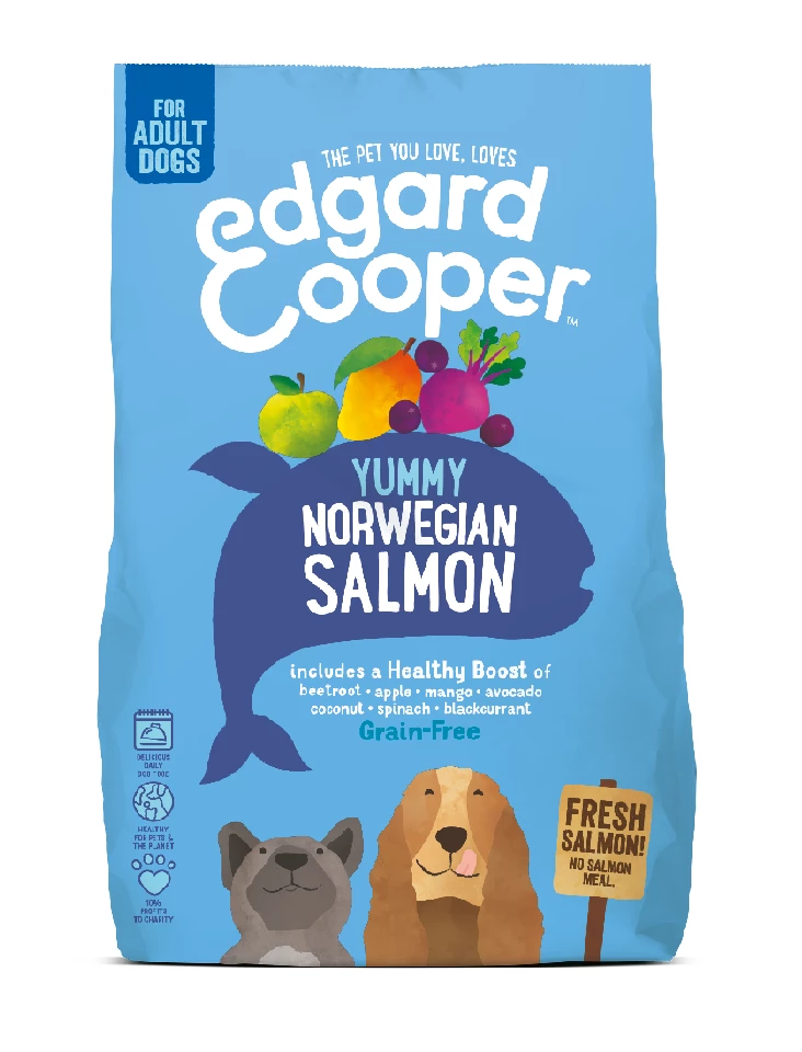 Edgar & Cooper Noorse Zalm Adult Hondenbrok 0,7 kg 
